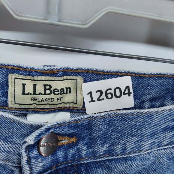 LL BEAN JEANS MENS SIZDE 42 COTTON - Picture 3 of 10
